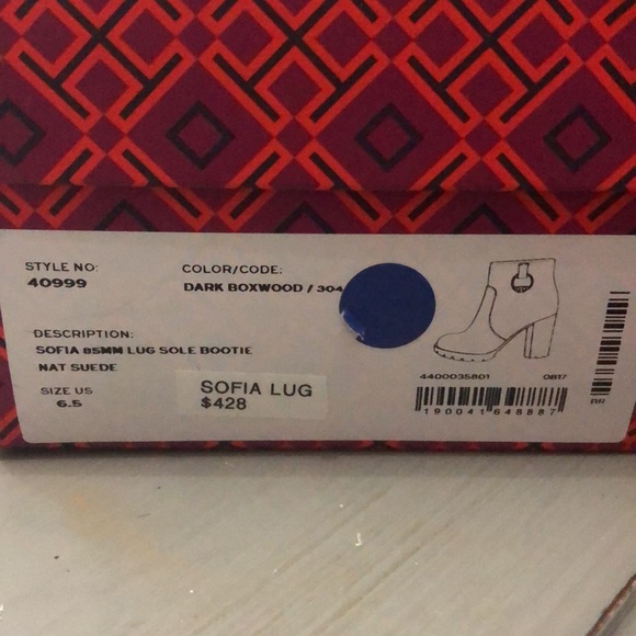 Tory Burch Sofia Lug Bootie - Picture 8 of 8